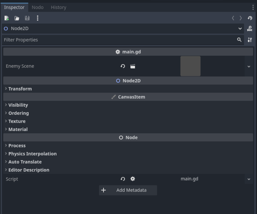 Imagen del inspector