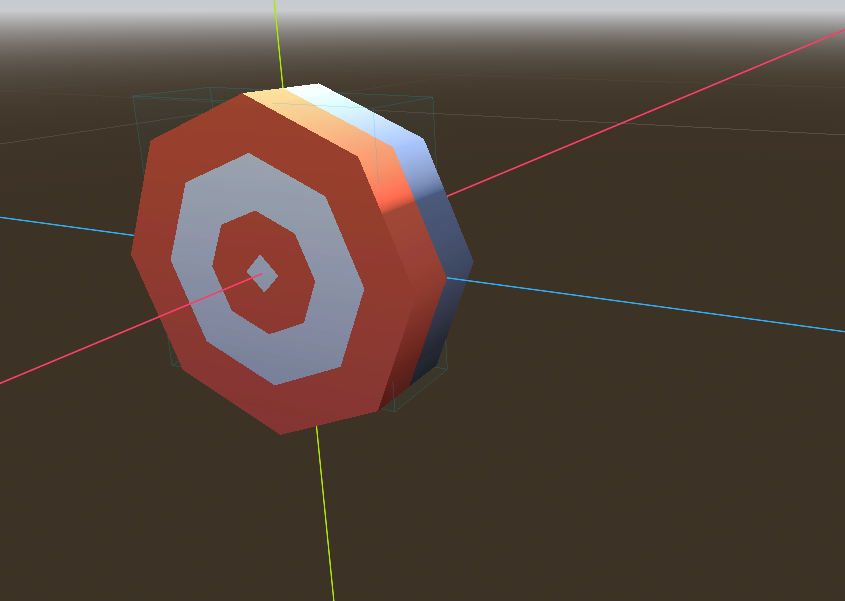 Diana en la escena de VR